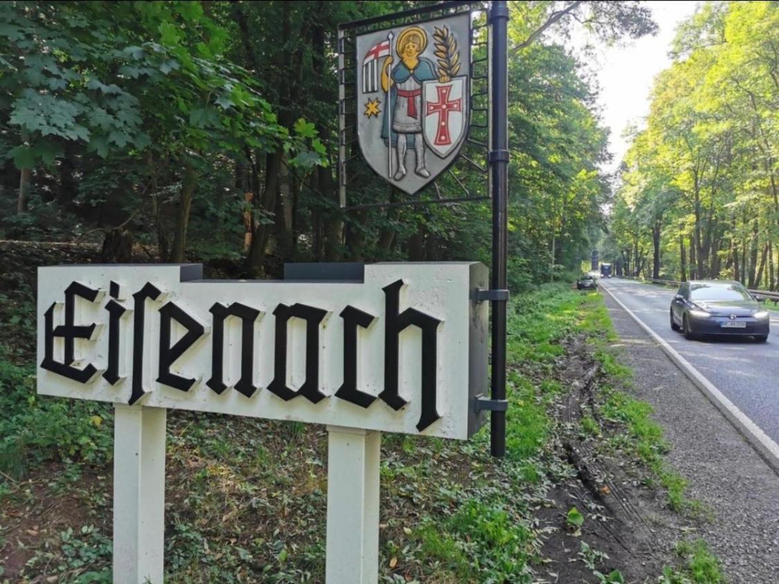 Schoene Ferienwohnung „Zum Glueck Tropical“ Eisenach Exterior foto